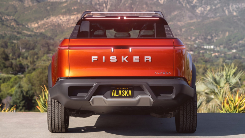 Электропикап Fisker Alaska: кузов-трансформер, гигантский подбутыльник и шляпа на потолке