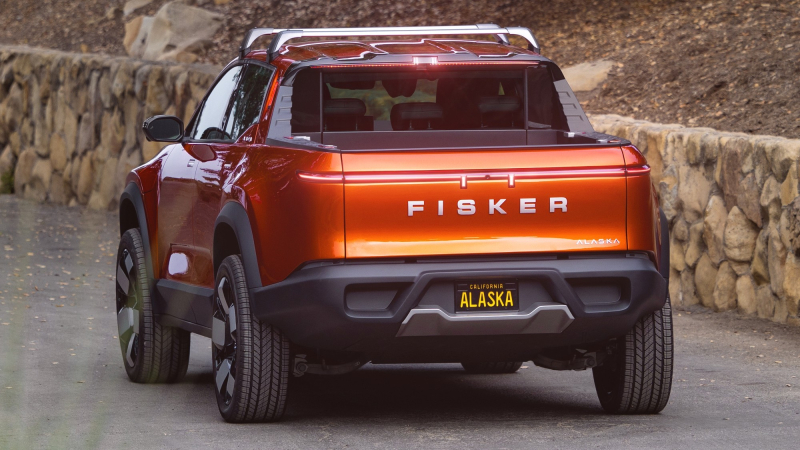 Электропикап Fisker Alaska: кузов-трансформер, гигантский подбутыльник и шляпа на потолке