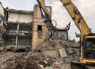 Этапы демонтажа зданий