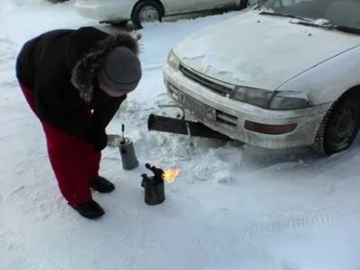 Как отогреть автомобиль в мороз зимой?