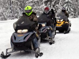 Туры на снегоходах: один из самых популярных видов активного отдыха зимой