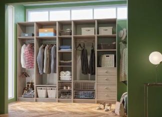 Виды гардеробных шкафов