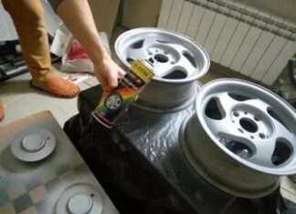 Этапы покраски литых дисков автомобиля