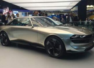 PEUGEOT e-LEGEND CONCEPT представлен на автосалоне 2018 в Париже