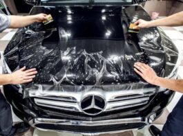 Защита кузова автомобиля полиуретановой пленкой
