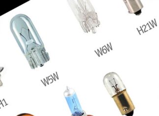 Типы автомобильных ламп