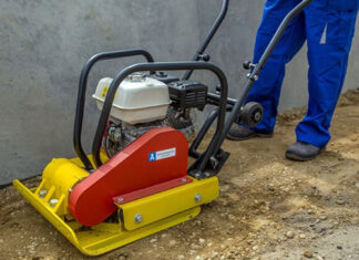 Принцип работы виброплиты Скиф