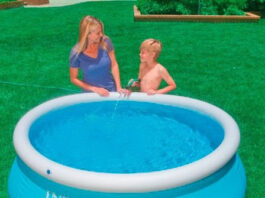Надувной бассейн Intex на даче: альтернатива пляжному отдыху