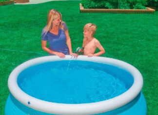 Надувной бассейн Intex на даче: альтернатива пляжному отдыху