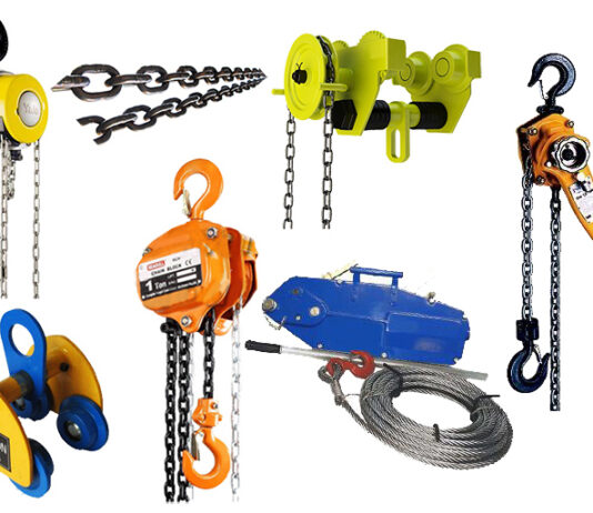 Применение талей в строительстве и производстве