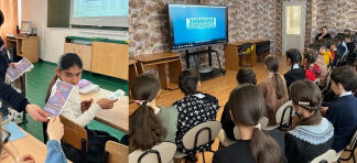 Мини-кинотеатры по ПДД организовали автоинспекторы Кабардино-Балкарии для школьников