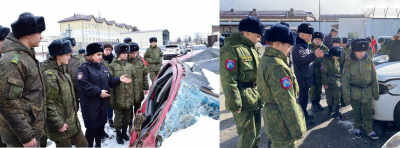 
        Старшеклассники-кадеты Кабардино-Балкарии побывали на стоянке разбитого в ДТП автотранспорта    