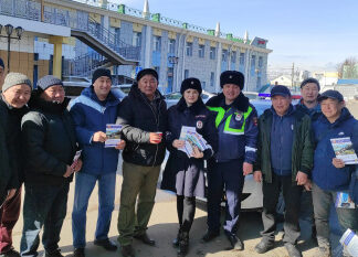 В столице Бурятии водителям общественного транспорта напомнили о важности использования ремней безопасности