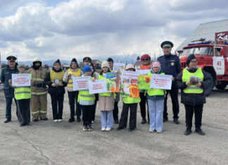 В рамках марафона «50 добрых дел ЮИД» школьники Бурятии призвали водителей соблюдать меры безопасности в пожароопасный период