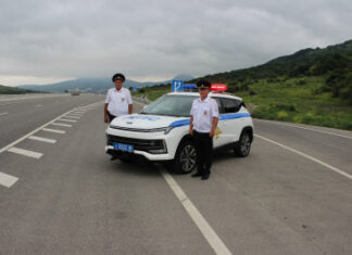 Автопарк ставропольской Госавтоинспекции пополнил первый российский электрокроссовер