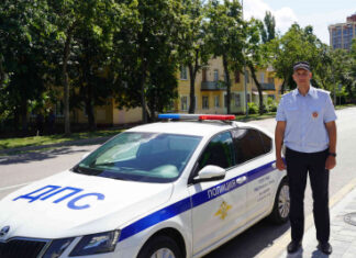 Липецкий автоинспектор помог экстренно доставить пожилую женщину в медицинское учреждение