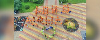 Белгородские ЮИДовцы выстроили тематическую инсталляцию в юбилейный год движения