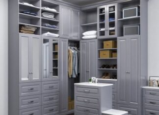 Г-образная гардеробная: основные преимущества