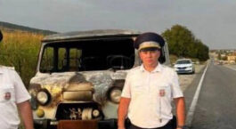 Жители Кабардино-Балкарии выразили благодарность сотрудникам Госавтоинспекции за локализацию возгорания транспортного средства