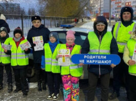 Принцип «Родители не нарушают» напомнил новгородским автомобилистам о соблюдении правил перевозки детей-пассажиров