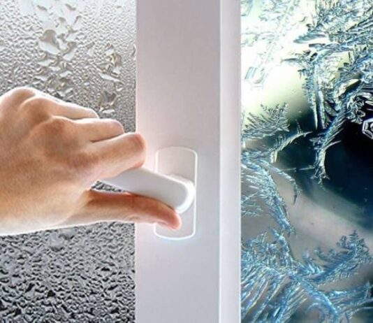 Простой способ удалить конденсат с окон с двойным остеклением