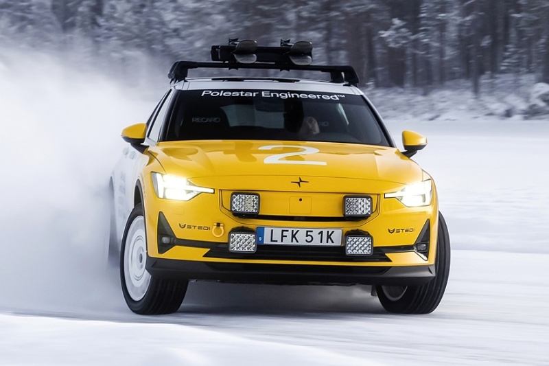 У Polestar 2, 3 и 4 появились спецверсии Arctic Circle в раллийном стиле