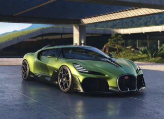 Bugatti показал новый 1600-сильный гиперкар Brouillard. Такой всего один