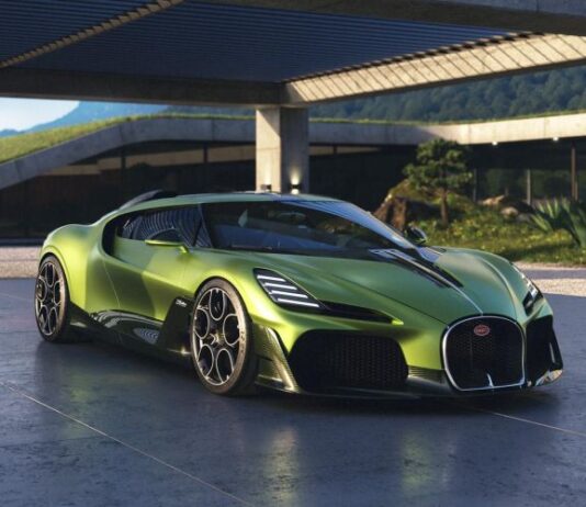 Bugatti показал новый 1600-сильный гиперкар Brouillard. Такой всего один