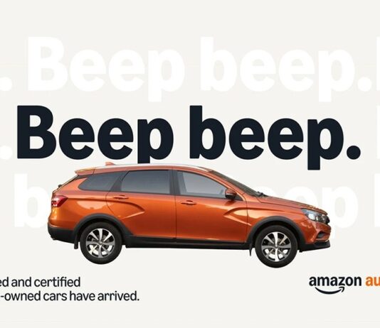 Amazon случайно использовал изображение Lada Vesta в рекламе сервиса продажи автомобилей с пробегом