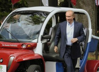 Пикап против гольфкара: на каких машинах ездил Путин в ходе визитов в США