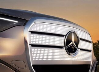 Mercedes опубликовал первое изображение электрического GLC