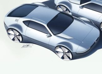 В интернете появились изображения неизвестного ранее концепта электрокара Volkswagen 2017 года