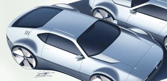 В интернете появились изображения неизвестного ранее концепта электрокара Volkswagen 2017 года