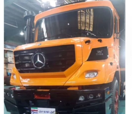 В Иране готовят к производству новый капотный грузовик Mercedes-Benz
