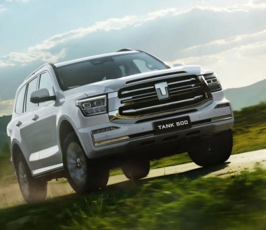 В России стартовали продажи Tank 500 в варианте «подзаряжаемый гибрид»