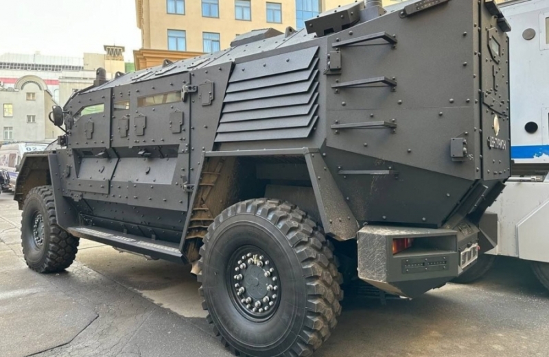 Для московской полиции разработали бронеавтомобиль с необычным дизайном