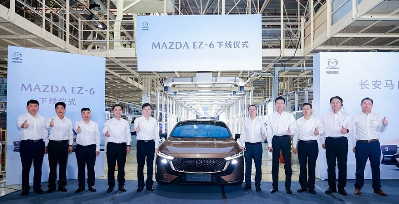 Сделанный вместе с Changan лифтбек Mazda EZ-6 на замену «шестёрке»: производство началось